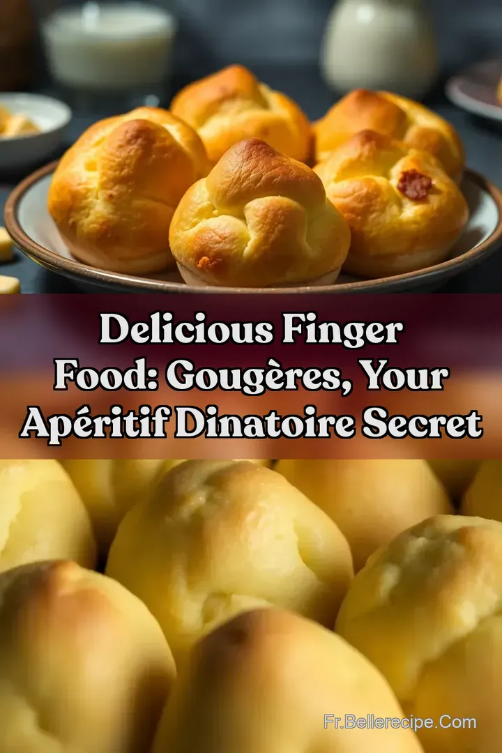 Delicious Finger Food: Goug&egrave;res Your Ap&eacute;ritif Dinatoire Secret