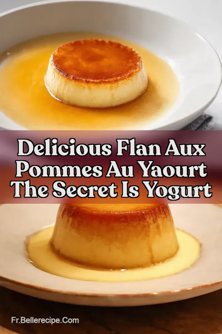 Delicious Flan aux Pommes au Yaourt The Secret is Yogurt
