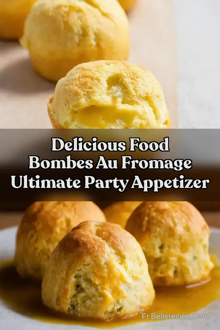 Delicious Food Bombes au Fromage Ultimate Party Appetizer