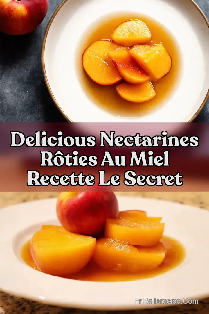 Delicious Nectarines R&ocirc;ties au Miel Recette Le Secret
