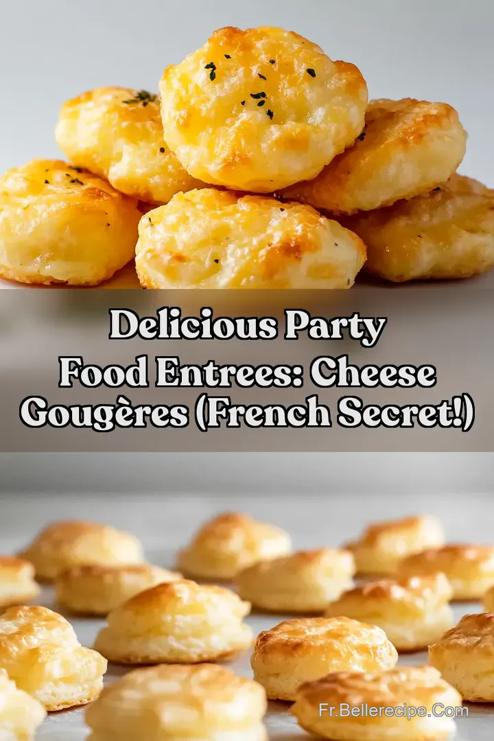 Delicious Party Food Entrees: Cheese Goug&egrave;res (French Secret!)