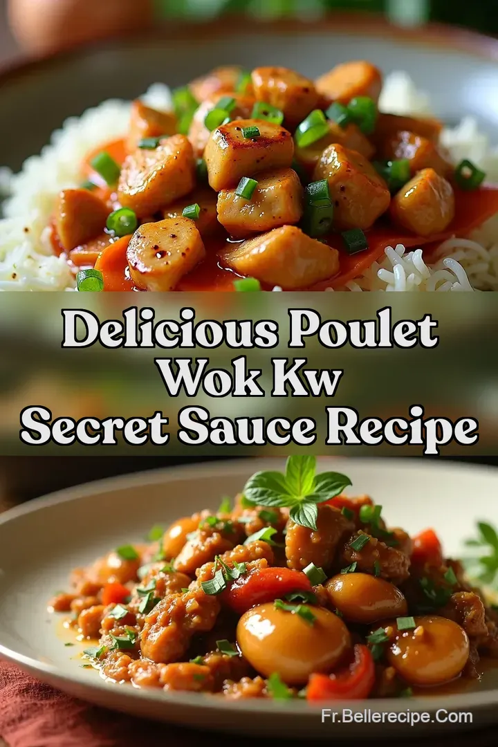 Delicious Poulet Wok kw Secret Sauce Recipe