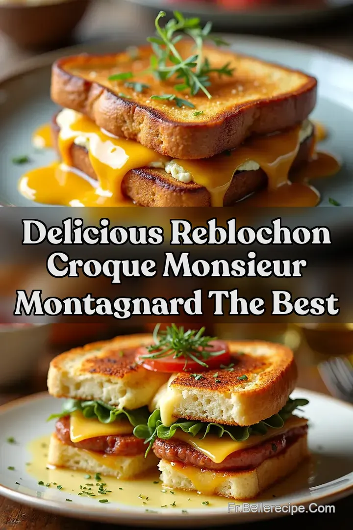Delicious Reblochon Croque Monsieur Montagnard The Best