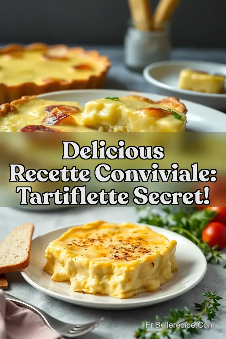 Delicious Recette Conviviale: Tartiflette Secret!
