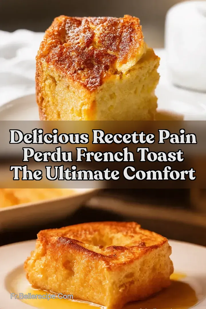 Delicious Recette Pain Perdu French Toast the Ultimate Comfort
