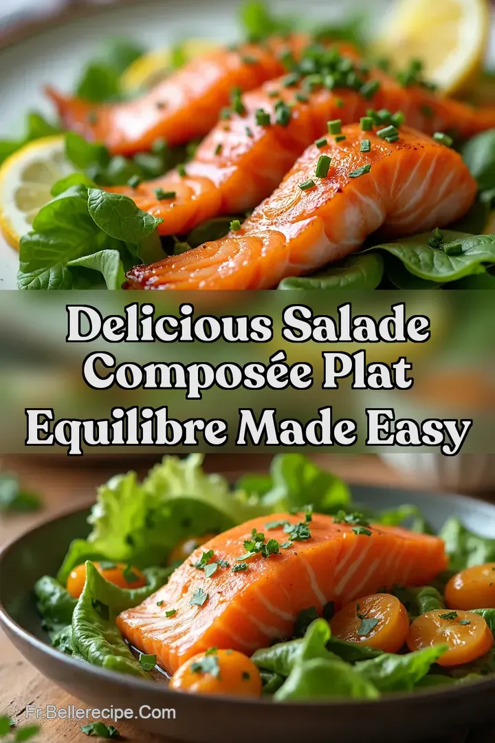 Delicious Salade Compos&eacute;e Plat Equilibre Made Easy