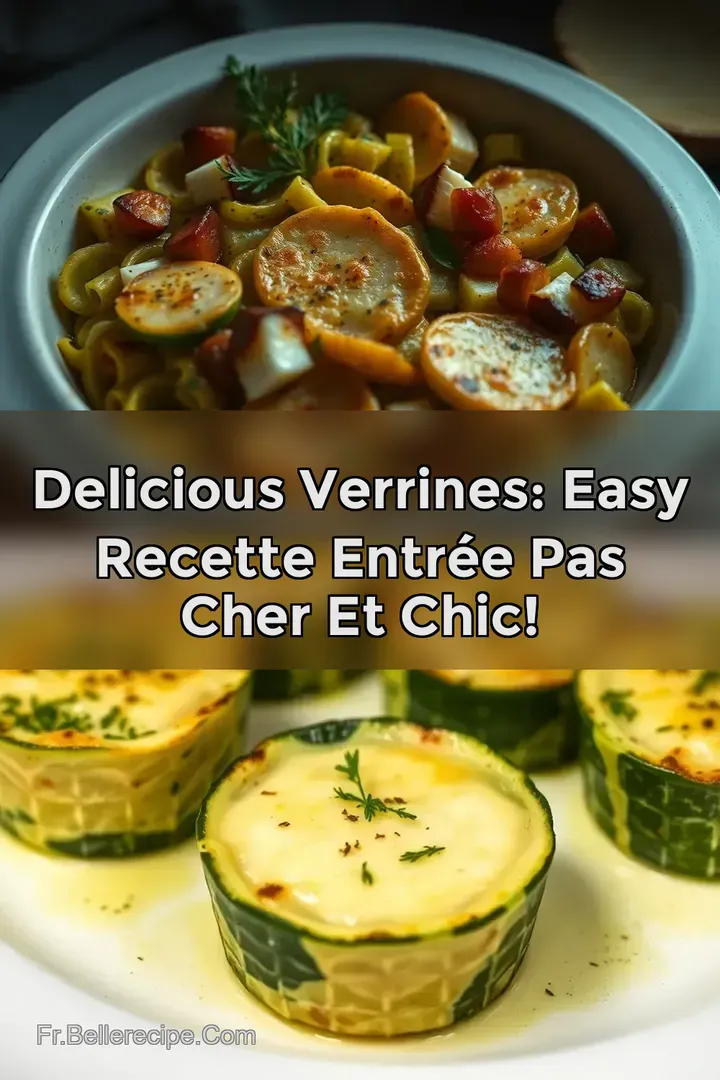 Delicious Verrines: Easy Recette Entr&eacute;e Pas Cher et Chic!