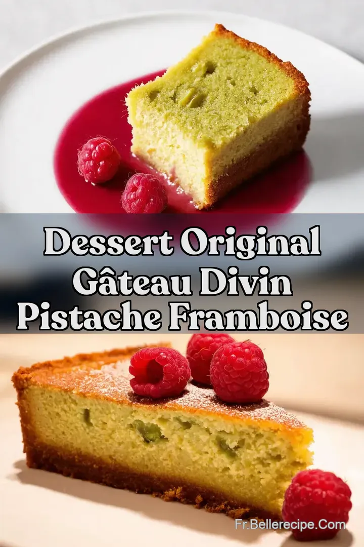 Dessert Original G&acirc;teau Divin Pistache Framboise