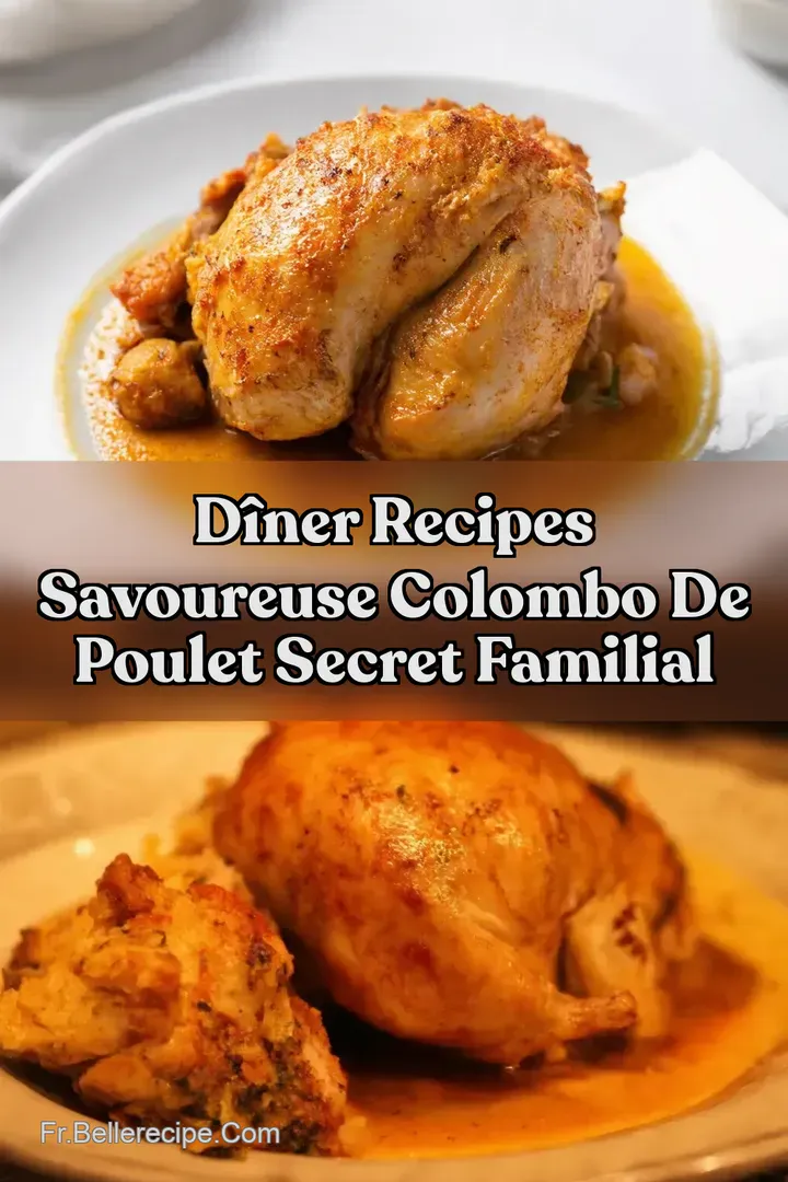 D&icirc;ner Recipes Savoureuse Colombo de Poulet Secret Familial