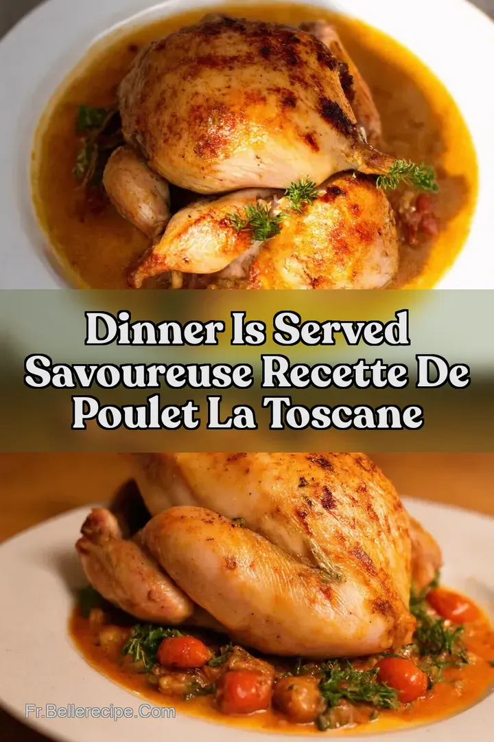 Dinner is Served Savoureuse Recette de Poulet la Toscane