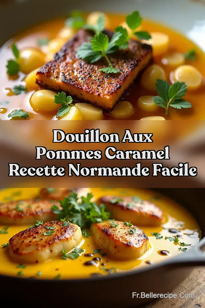 Douillon aux Pommes Caramel Recette Normande Facile