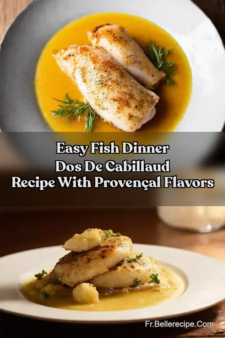 Easy Fish Dinner Dos de Cabillaud Recipe with Proven&ccedil;al Flavors