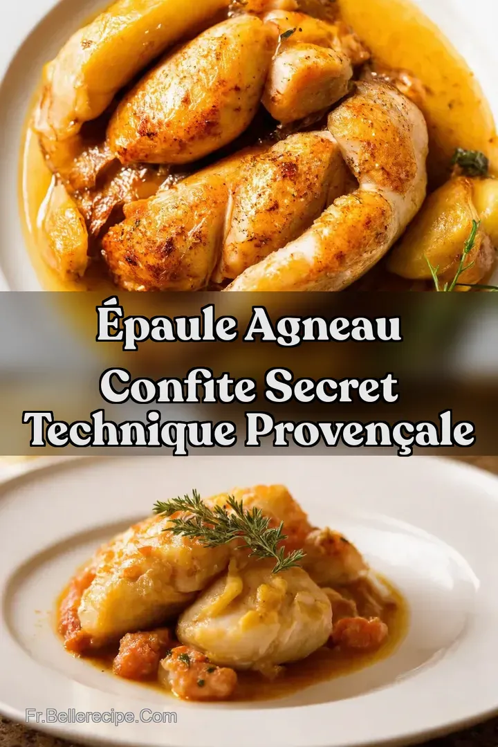 &Eacute;paule Agneau Confite Secret Technique Proven&ccedil;ale