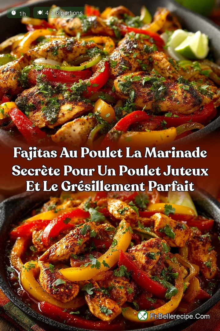 Fajitas au Poulet La Marinade Secr&egrave;te pour un Poulet Juteux et le Gr&eacute;sillement Parfait