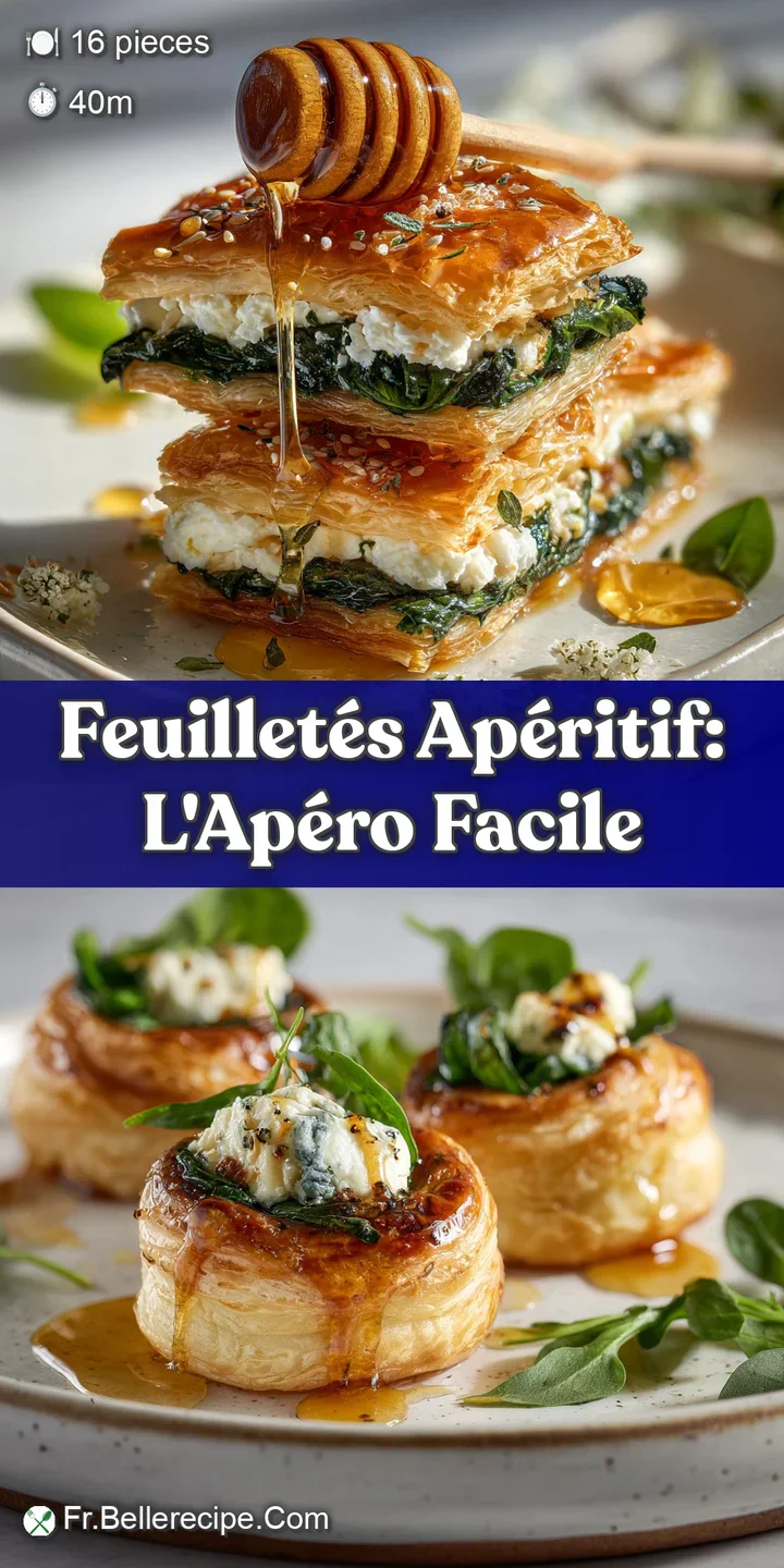 Close-up of a warm, inviting puff pastry bite, showcasing the crispy layers and creamy filling with a hint of herbs. So de...