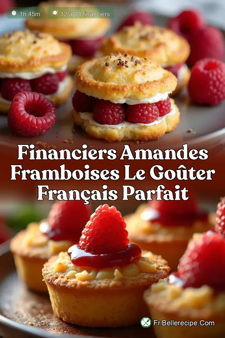 Financiers Amandes Framboises Le Go&ucirc;ter Fran&ccedil;ais Parfait