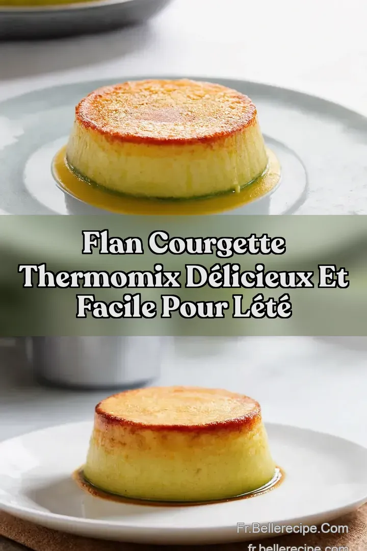 Flan Courgette Thermomix D&eacute;licieux et Facile pour l&Eacute;t&eacute;
