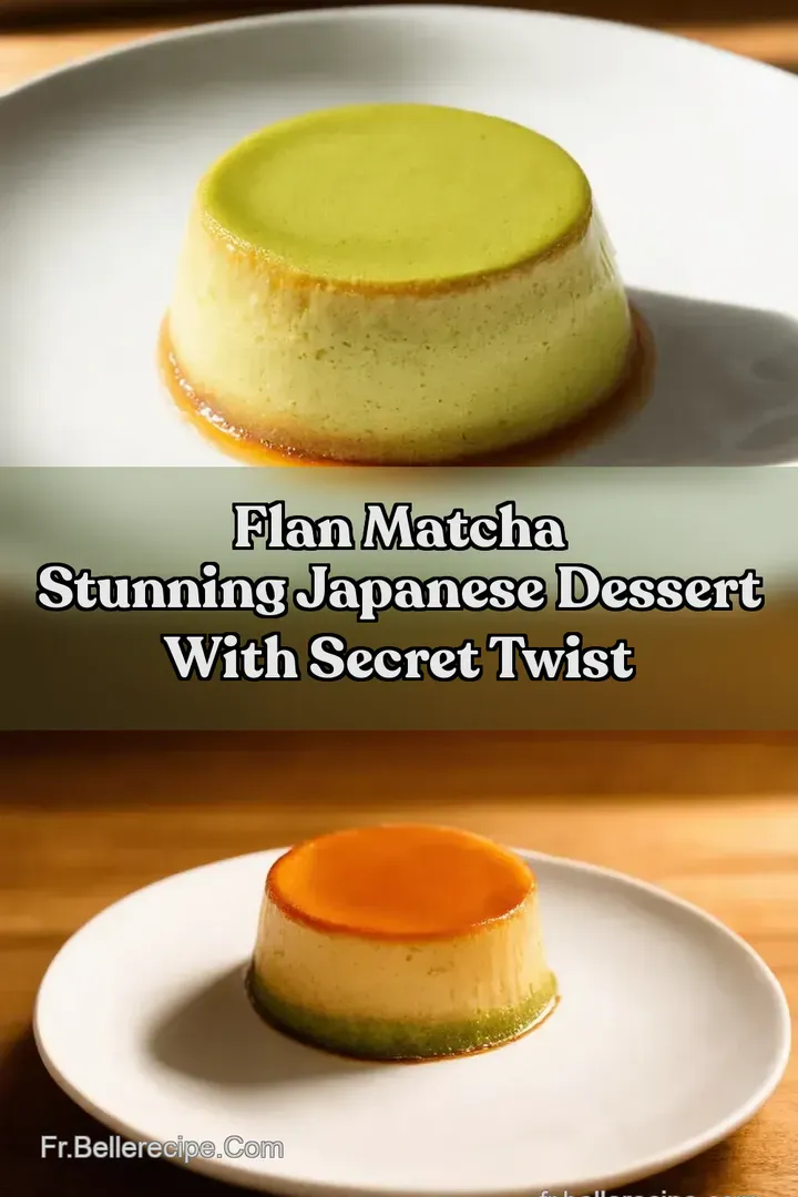 Flan Matcha Stunning Japanese Dessert With Secret Twist