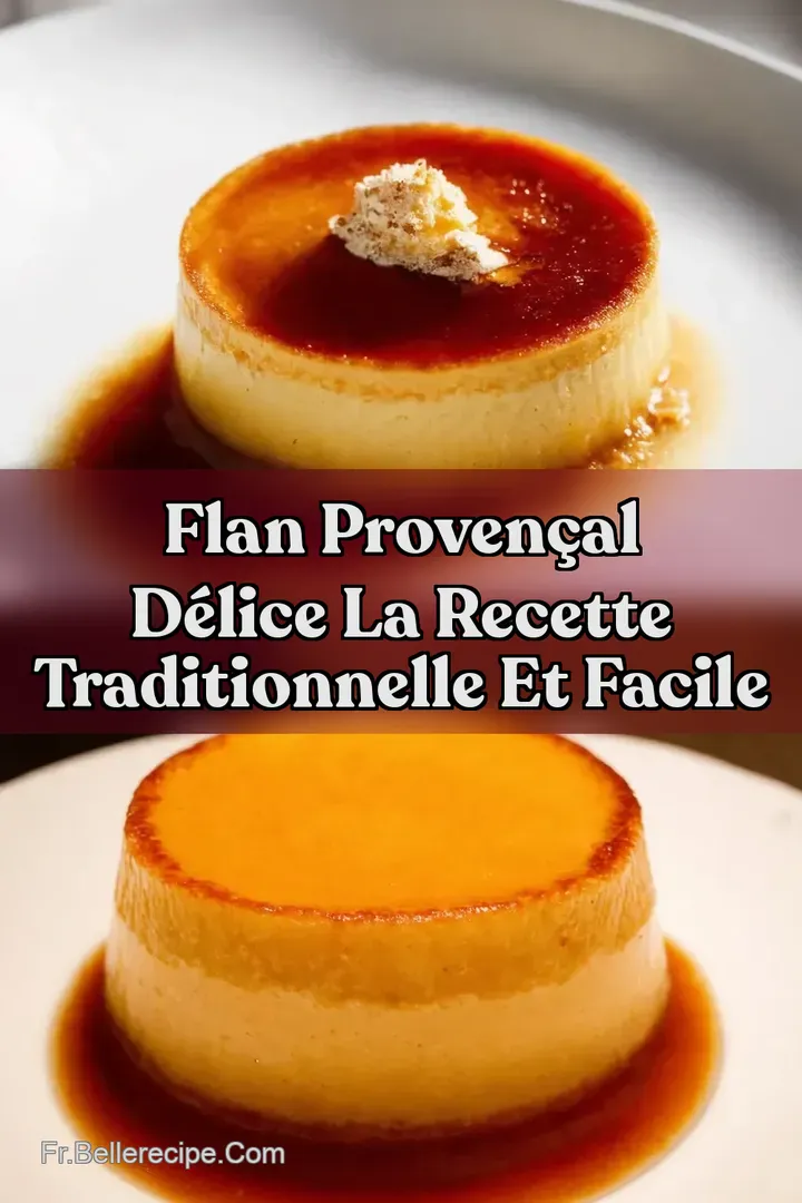 Flan Proven&ccedil;al D&eacute;lice La Recette Traditionnelle et Facile