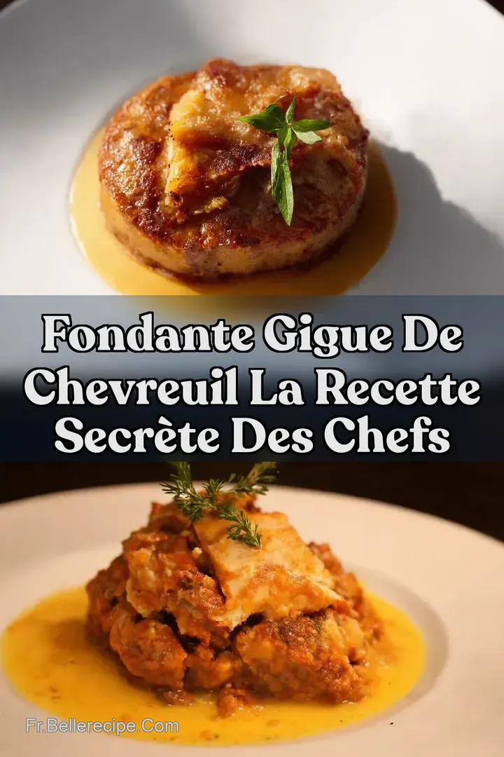 Fondante Gigue de Chevreuil La Recette Secr&egrave;te des Chefs