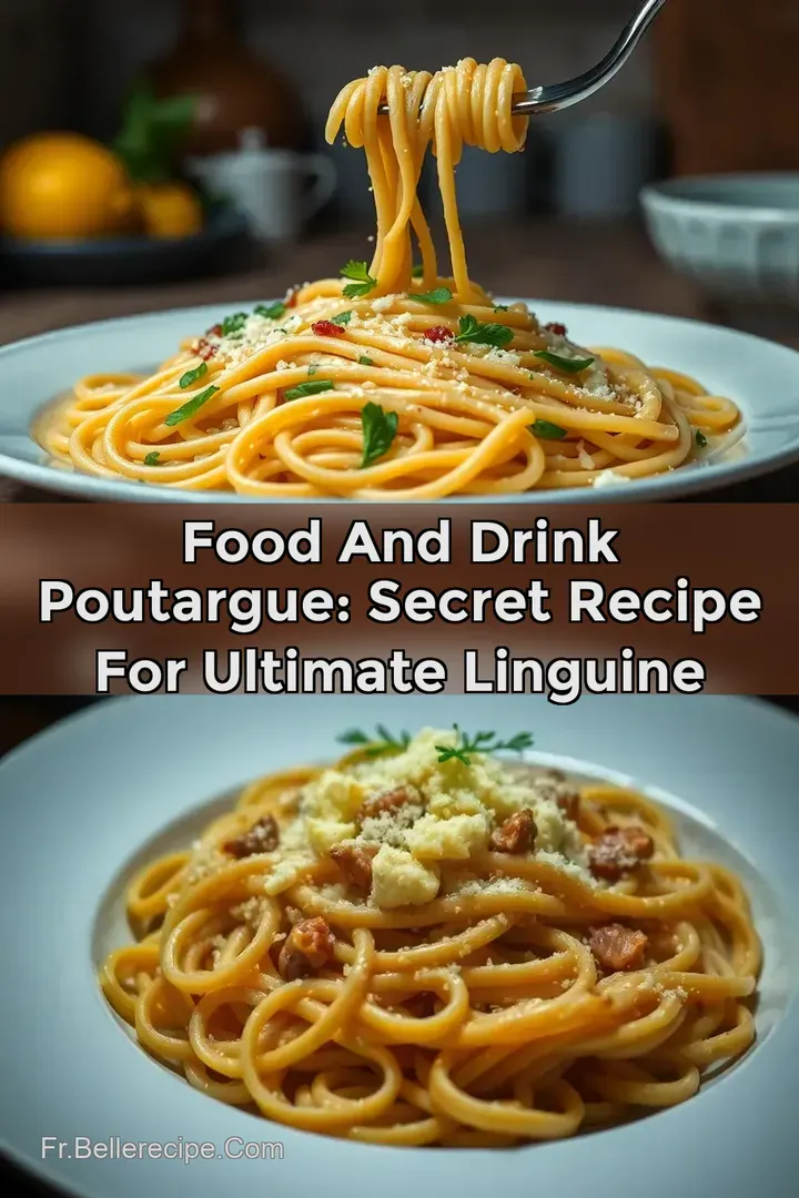 Food and Drink Poutargue: Secret Recipe For Ultimate Linguine