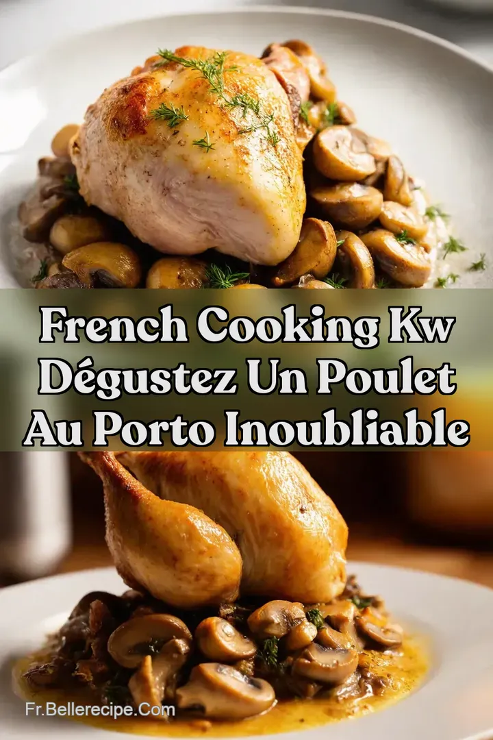 French Cooking kw D&eacute;gustez un Poulet au Porto Inoubliable