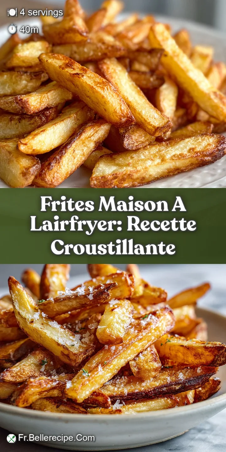 Close-up of golden-brown, crispy air-fried fries showing delicious texture, lightly salted and irresistibly appetizing.