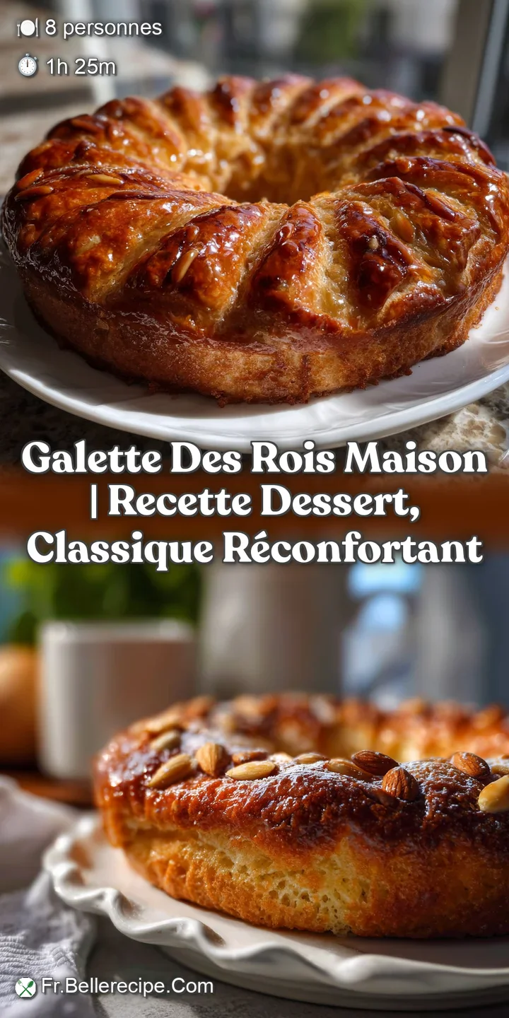 Close-up of buttery, flaky pastry layered with a smooth, light almond cream filling. The textures and golden colors are a...