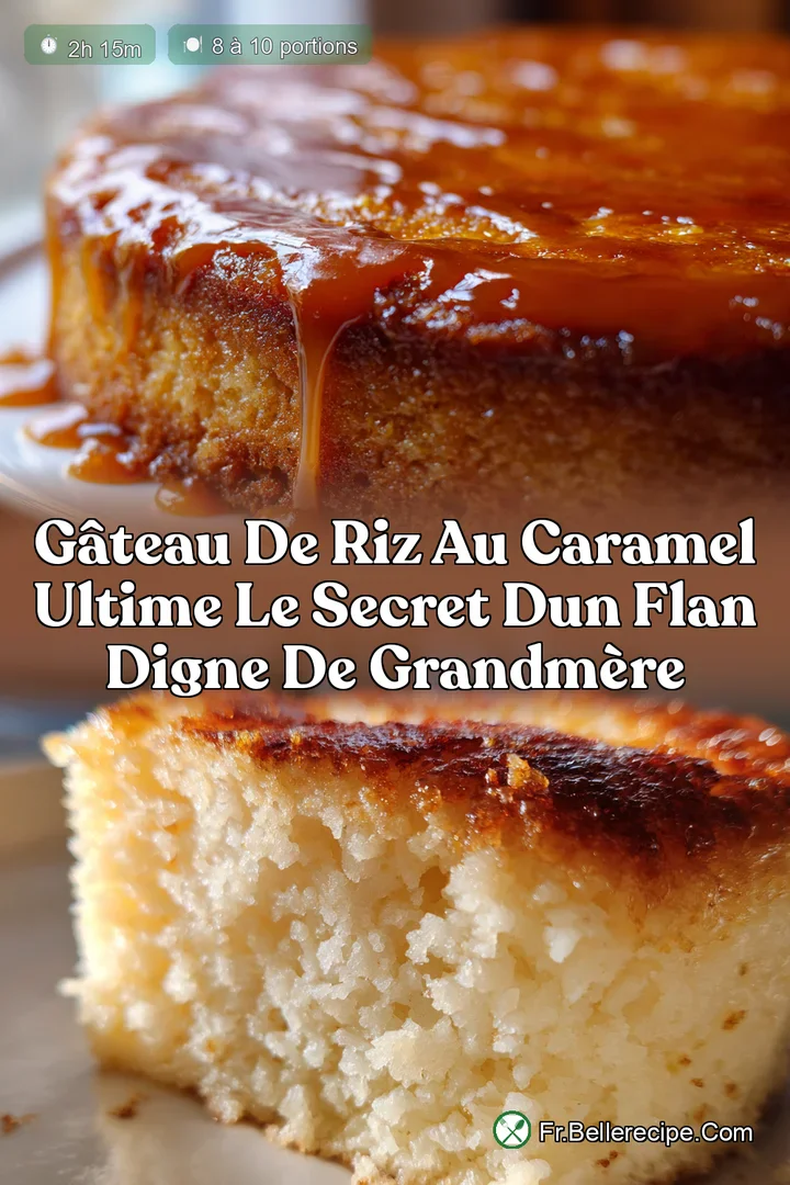 G&acirc;teau de Riz au Caramel Ultime Le Secret dun Flan Digne de GrandM&egrave;re