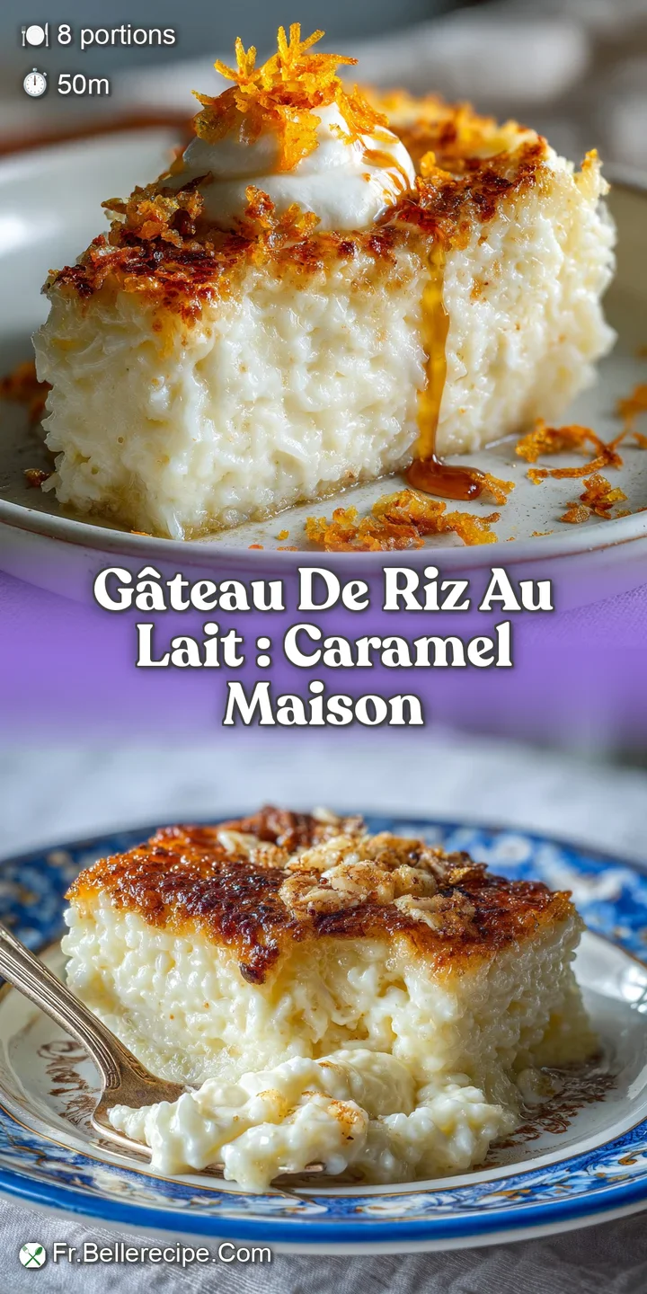 Close-up of creamy rice pudding with glistening surface. Fine cinnamon powder adds warm color and inviting texture. Spoonf...