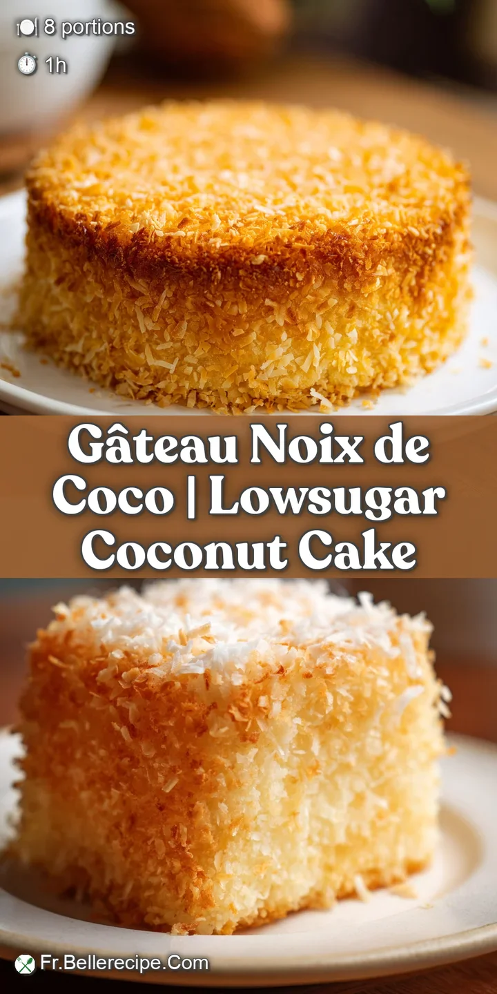 Zoom sur la texture moelleuse et humide, m&ecirc;lant blanc &eacute;clatant et grains de coco r&acirc;p&eacute;e pour un aspect fondant.