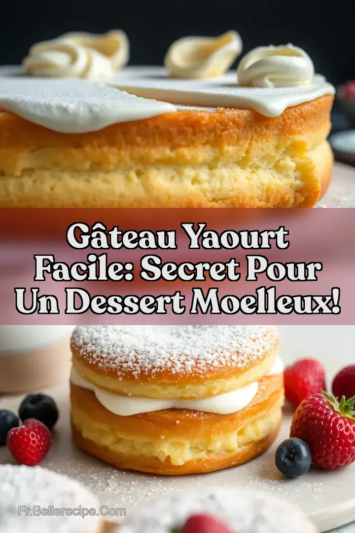 G&acirc;teau Yaourt Facile: Secret pour un Dessert Moelleux!