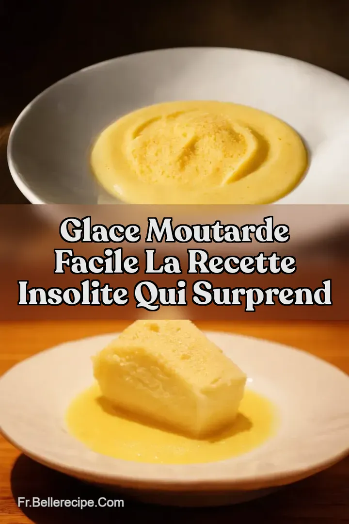 Glace Moutarde Facile La Recette Insolite Qui Surprend