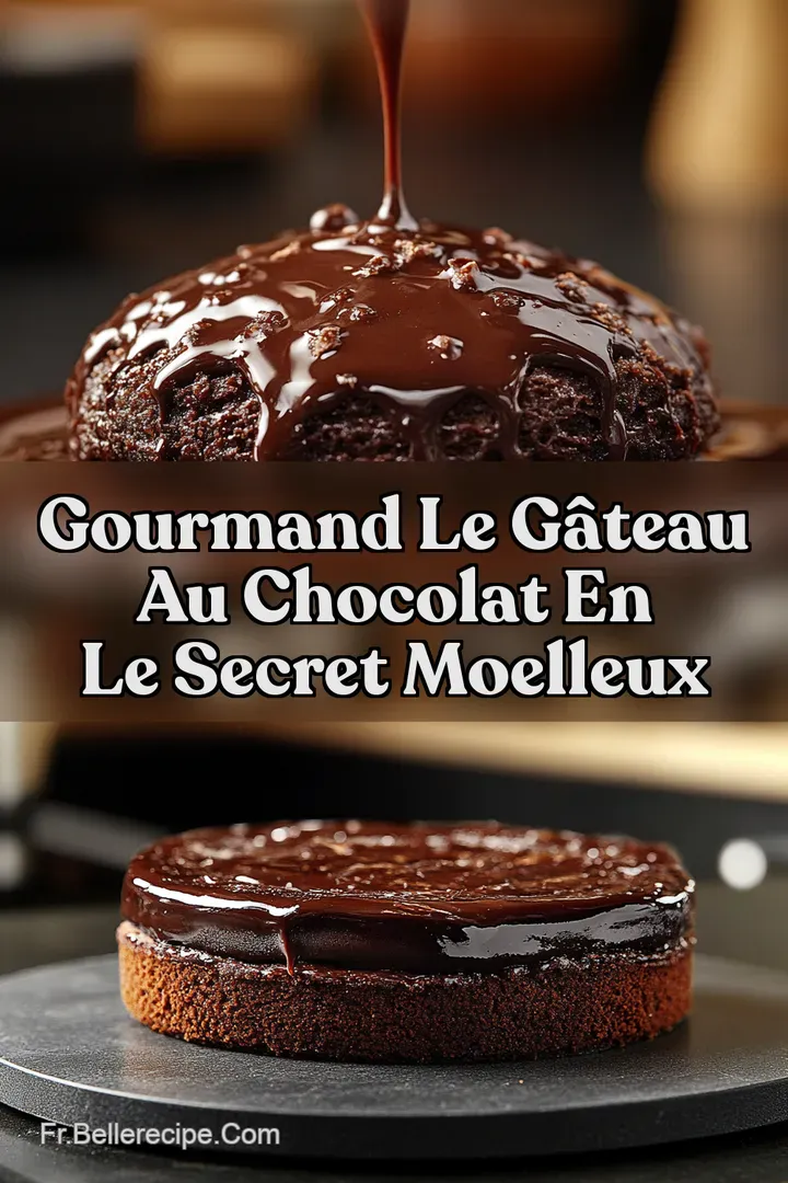 Gourmand Le G&acirc;teau au Chocolat en Le Secret Moelleux