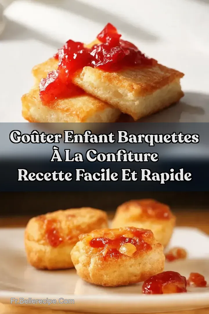 Go&ucirc;ter Enfant Barquettes &agrave; la Confiture Recette Facile et Rapide