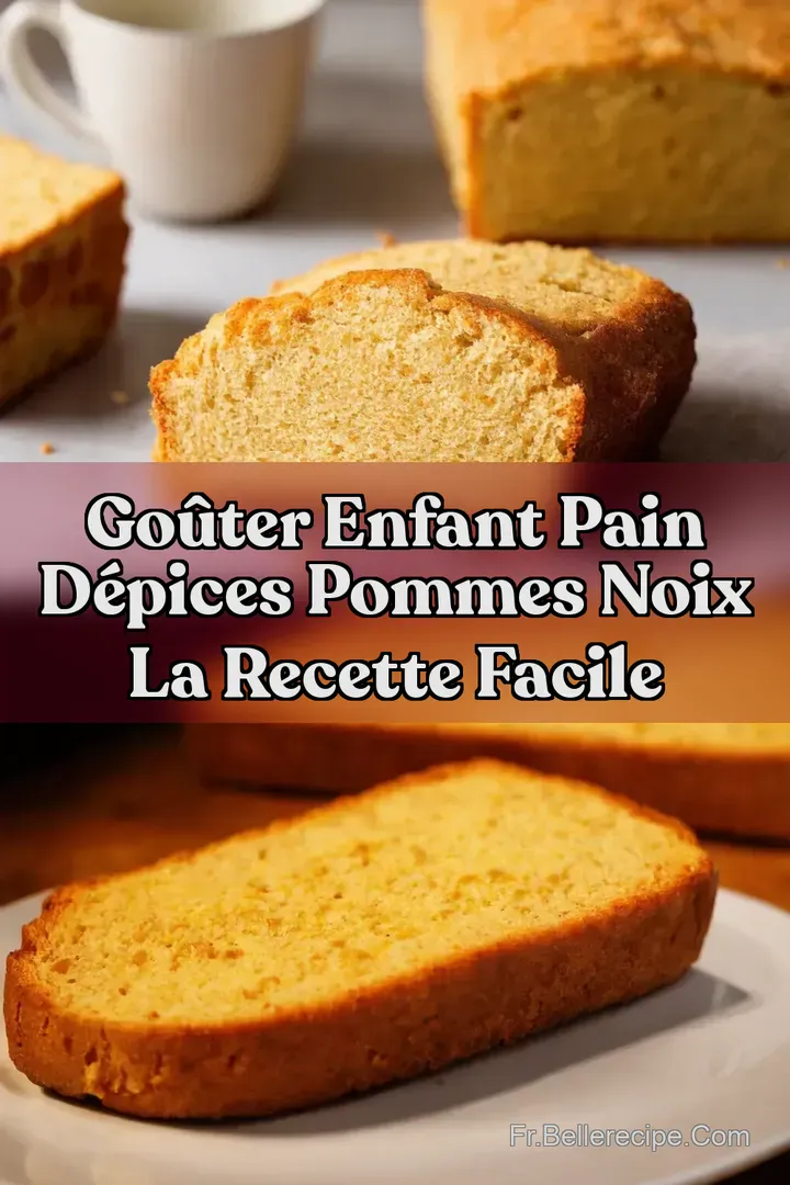 Go&ucirc;ter Enfant Pain d&Eacute;pices Pommes Noix La Recette Facile