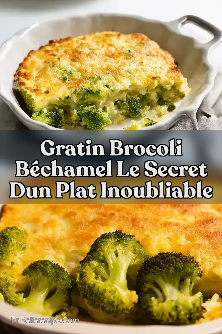 Gratin Brocoli B&eacute;chamel Le Secret dun Plat Inoubliable