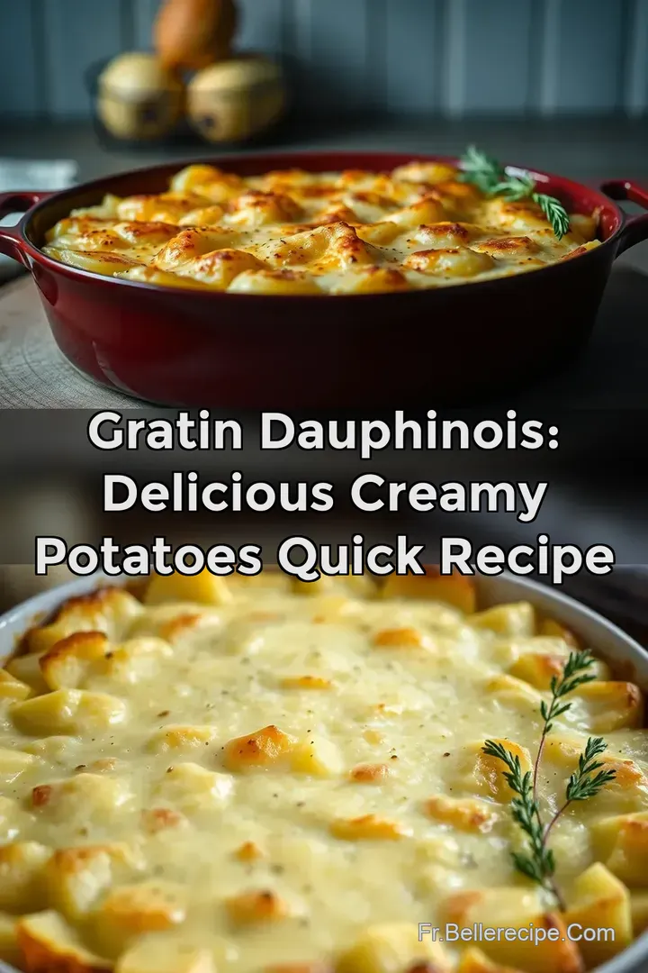 Gratin Dauphinois: Delicious Creamy Potatoes Quick Recipe