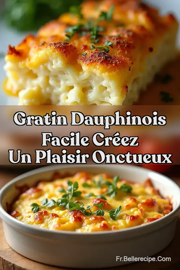 Gratin Dauphinois Facile Cr&eacute;ez un Plaisir Onctueux