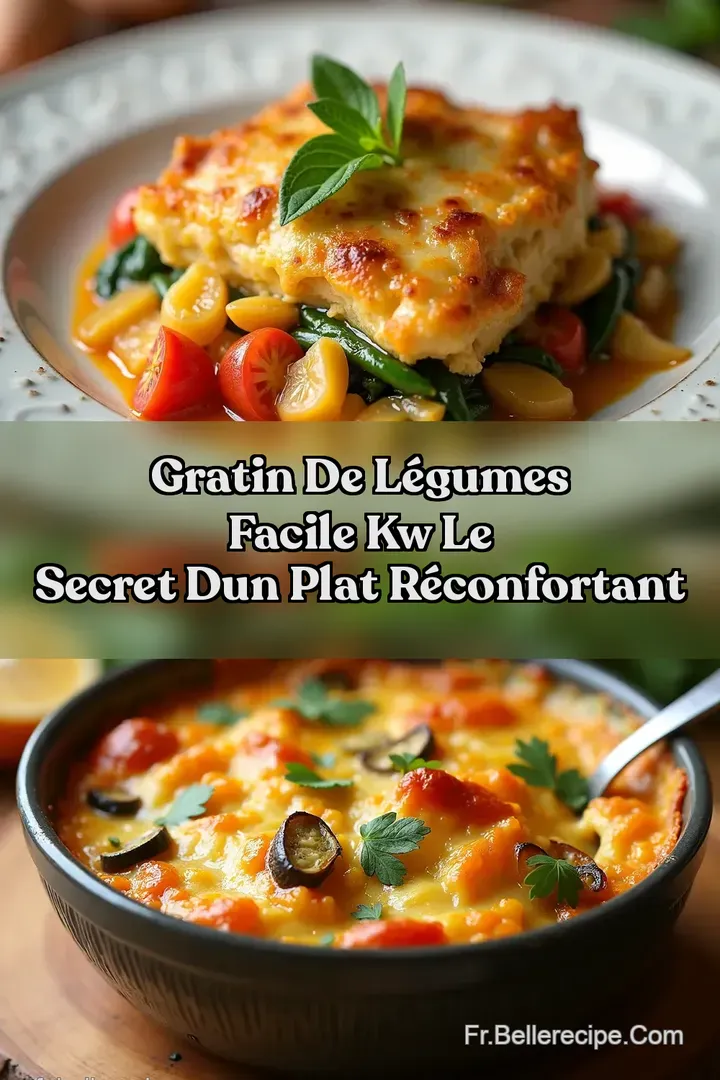Gratin de L&eacute;gumes Facile kw Le Secret dun Plat R&eacute;confortant