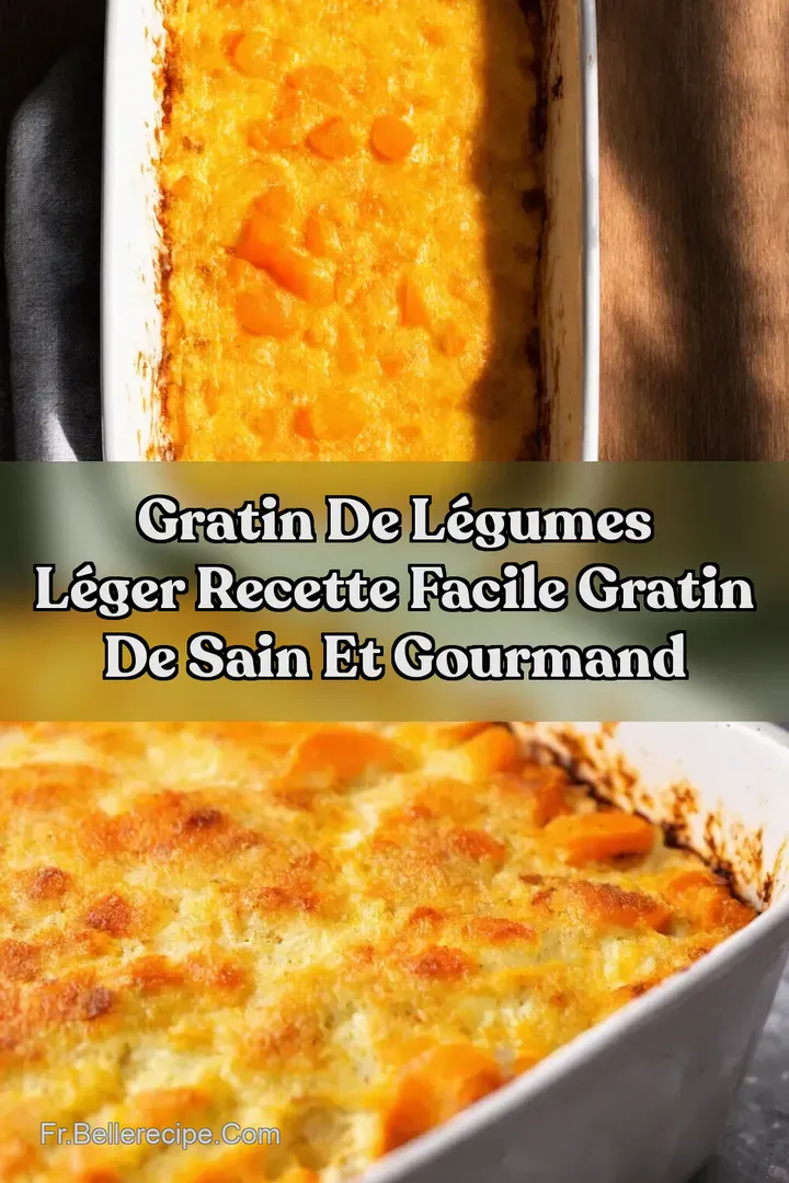 Gratin de L&eacute;gumes L&eacute;ger Recette Facile Gratin de Sain et Gourmand