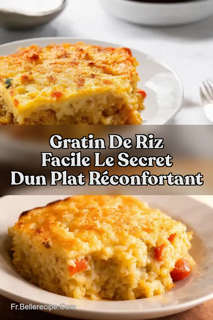 Gratin de Riz Facile Le Secret dun Plat R&eacute;confortant