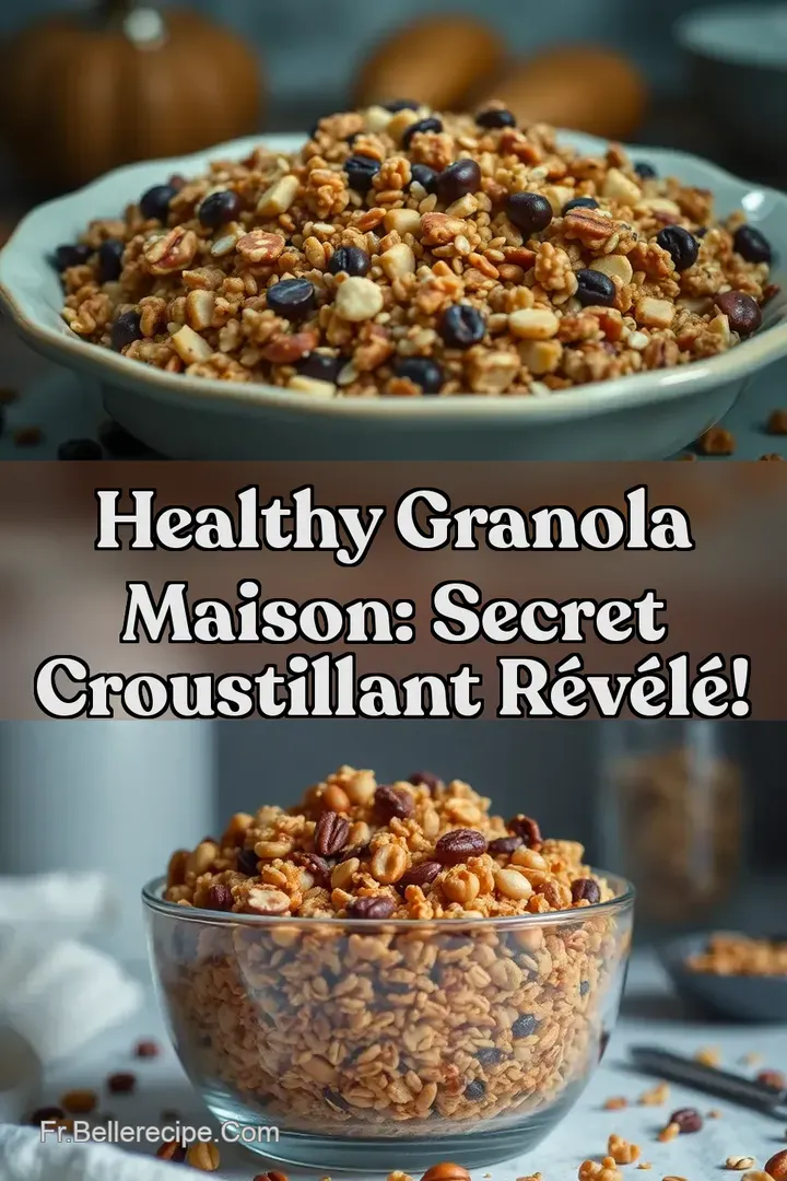 Healthy Granola Maison: Secret Croustillant R&eacute;v&eacute;l&eacute;!