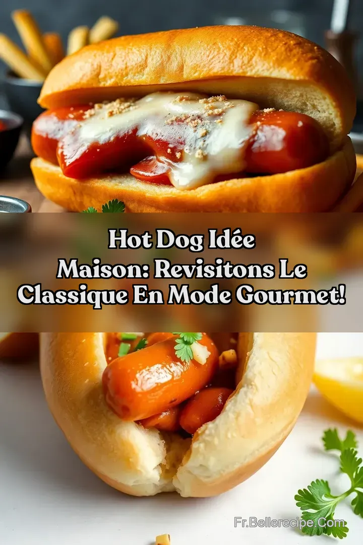 Hot Dog Id&eacute;e maison: Revisitons le Classique en Mode Gourmet!