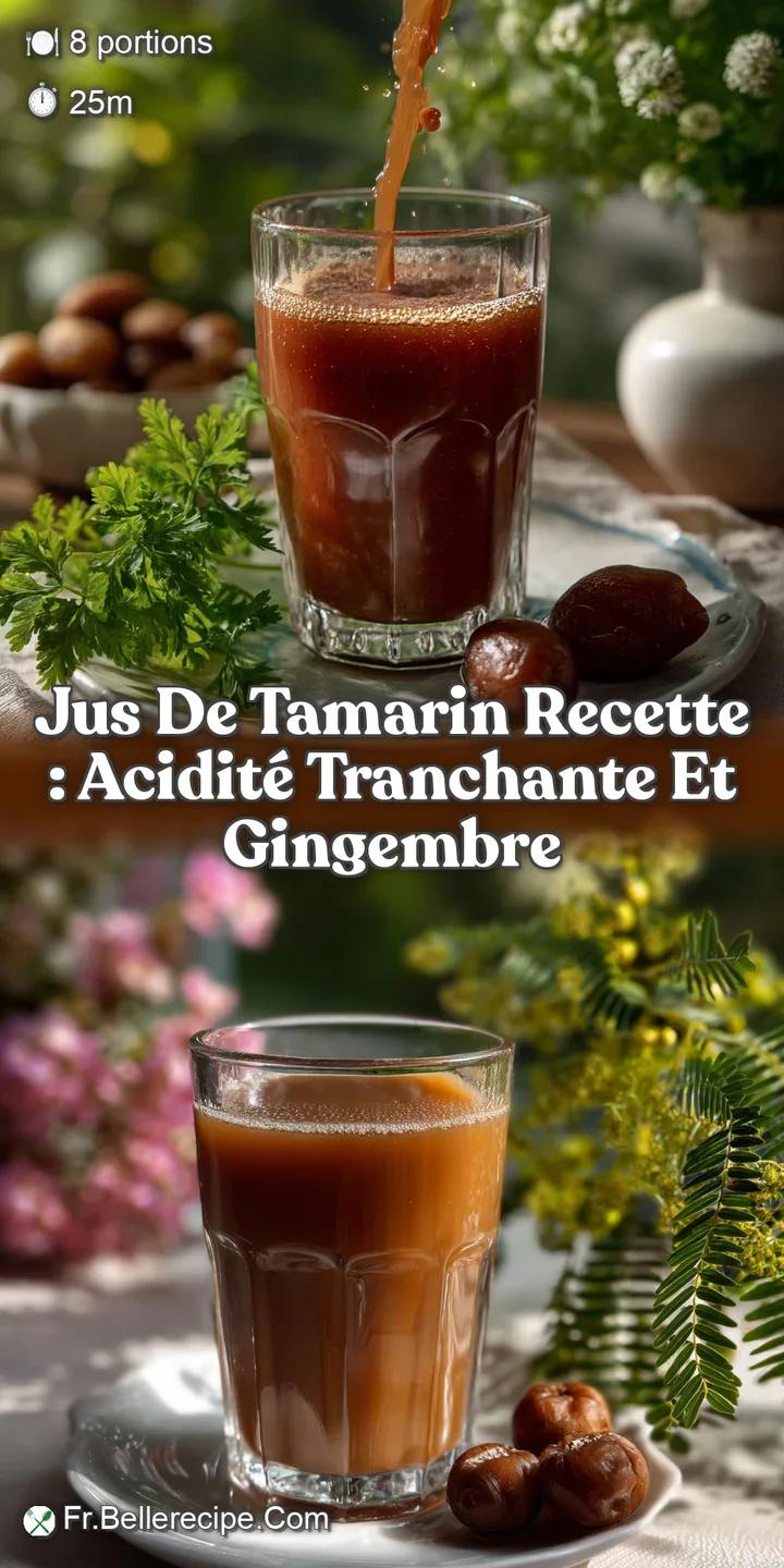 Jus De Tamarin Recette : Acidit&eacute; Tranchante et Gingembre