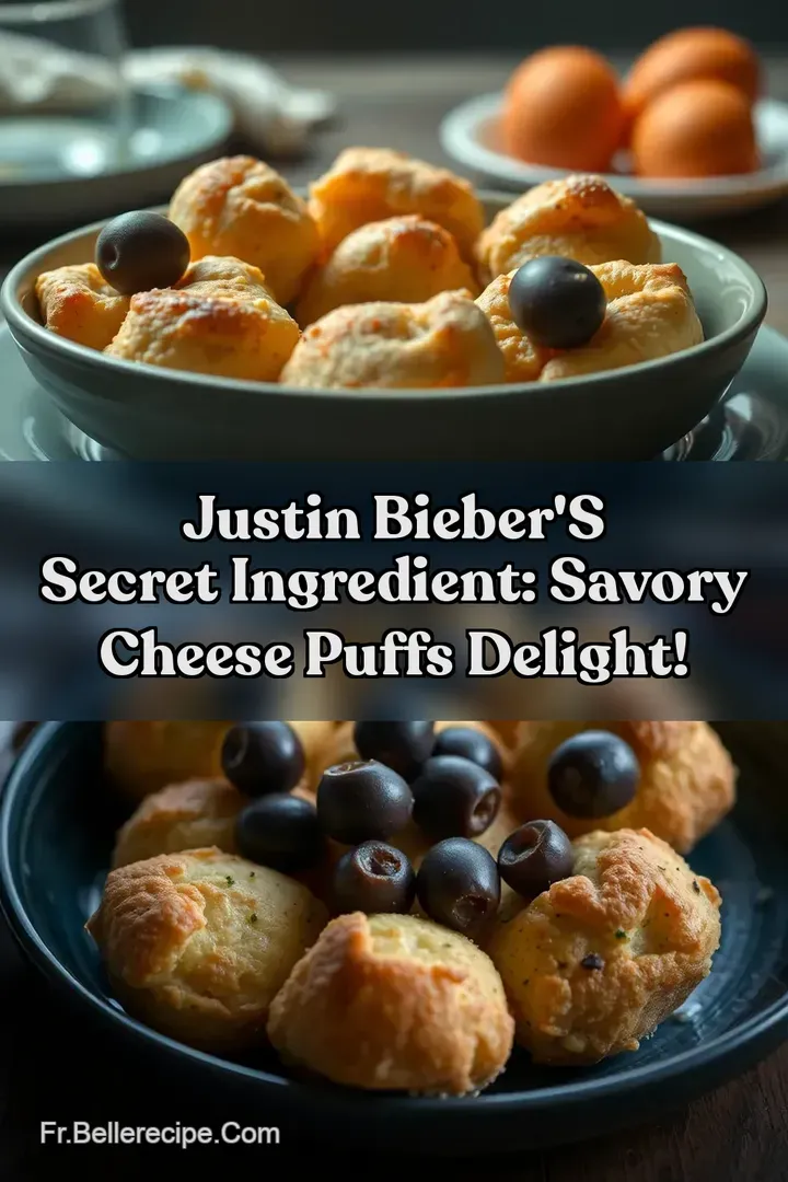 Justin Bieber s Secret Ingredient: Savory Cheese Puffs Delight!