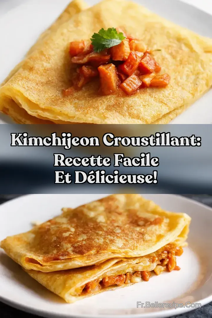 Kimchijeon Croustillant: Recette Facile et D&eacute;licieuse!