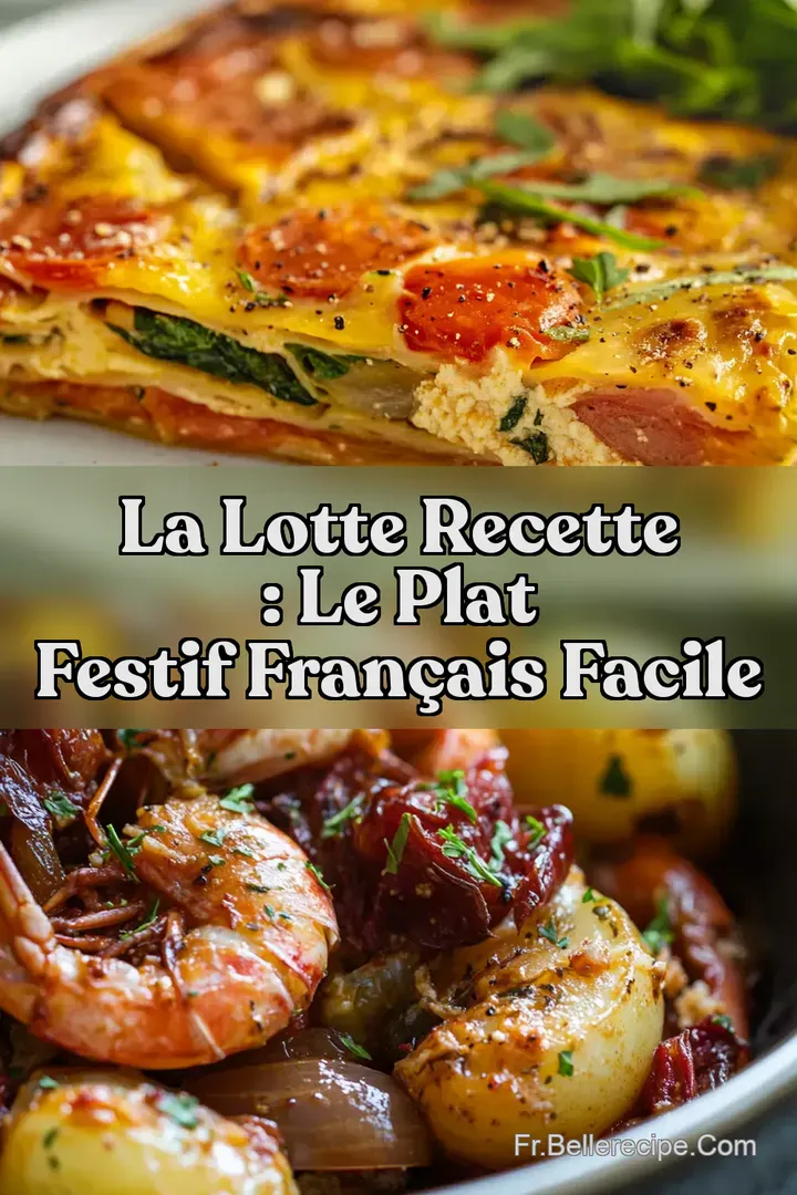 La lotte recette : Le Plat festif Fran&ccedil;ais facile