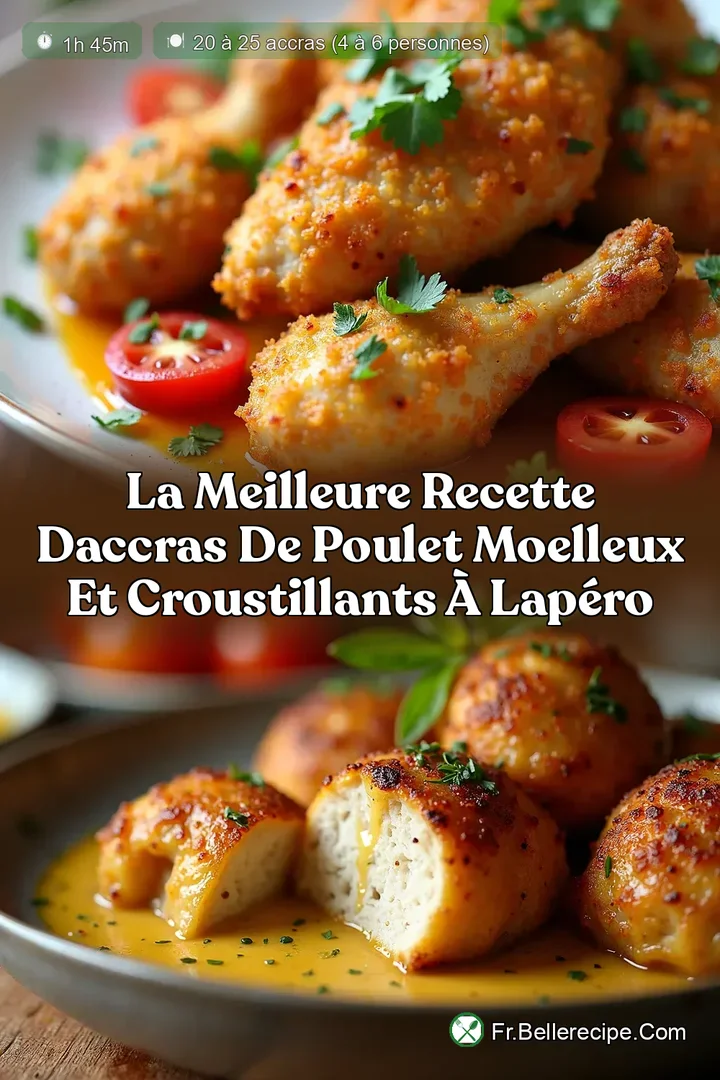 La Meilleure Recette dAccras de Poulet Moelleux et Croustillants &agrave; lAp&eacute;ro