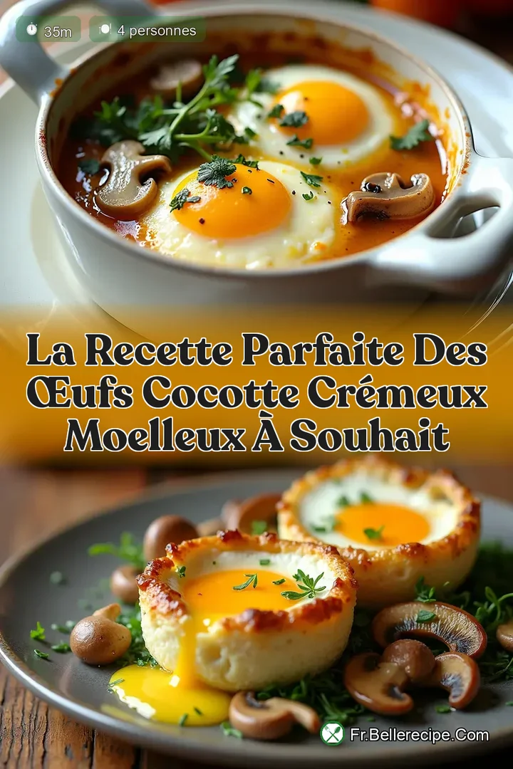 La Recette Parfaite des &OElig;ufs Cocotte Cr&eacute;meux Moelleux &agrave; Souhait